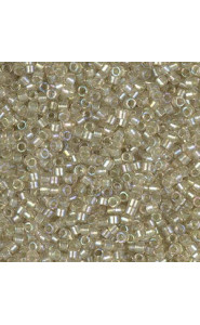 Miyuki delica Beads 11/0 - Sparkling celery lined light tea rose ab DB-1766